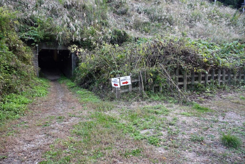 兵の沢コースのトンネル