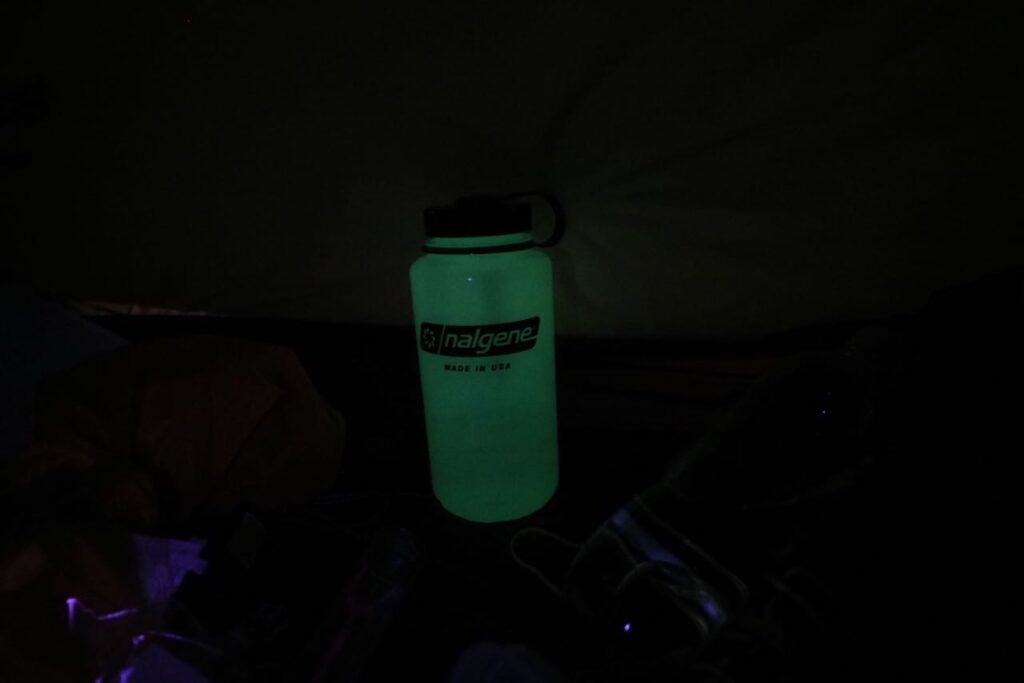 nalgene tritan wide mouth glow 32oz water bottle green