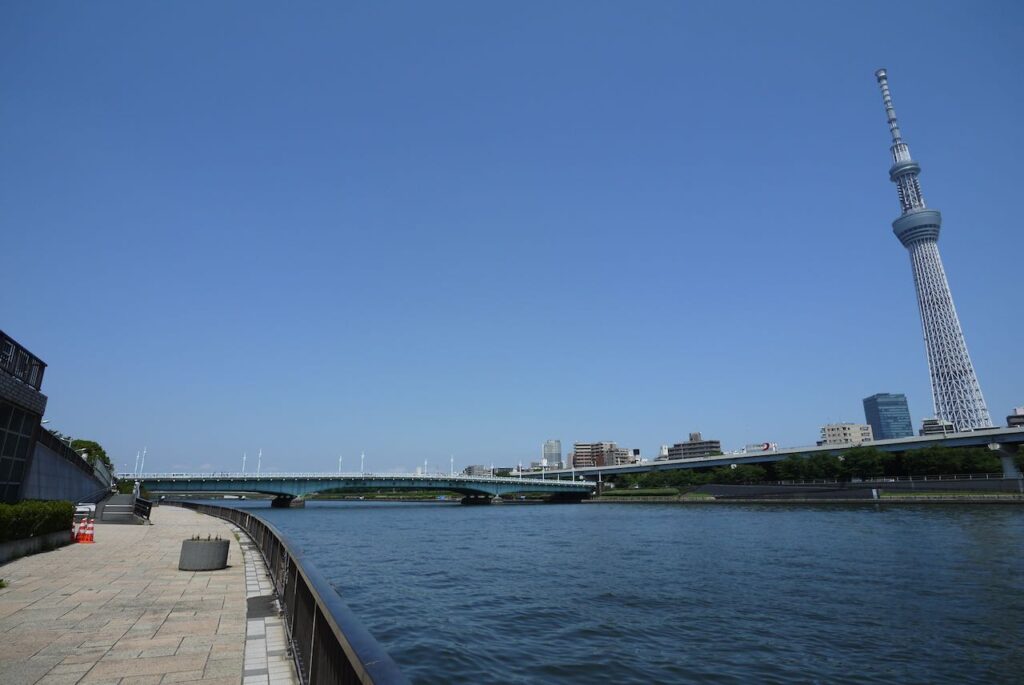 言問橋と東京スカイツリー